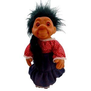 Extremely Rare Large 15" 1984 Nettie Tico Troll Doll All Original Dam Trolls